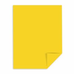 Astrobrights Solar Yellow - Smooth 8 ½ X 11 -65 lb. Cover (176 gsm) 