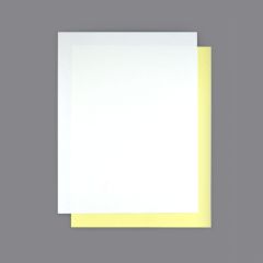 Carbonless - Xero/Form II  Two Part  (White, Canary ) - 8 ½ X 11 ½ Straight