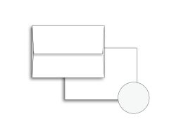 Classic Crest Envelopes Recycled 100 Bright White - Smooth A-2 - 24 lb. (90 gsm) Gum Flap