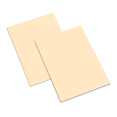 Lettermark Colors Ivory - Smooth 8 ½ X 11 - 110 lb. Index (199 gsm)