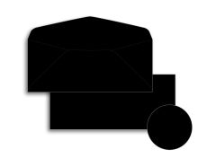 Astrobrights Envelopes Eclipse Black - Smooth No. 10 - 60 lb. (89 gsm) Gum Flap