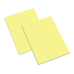 Lettermark Opaque Canary - Vellum 8½ X 11 - 65 lb. Cover (176 gsm)