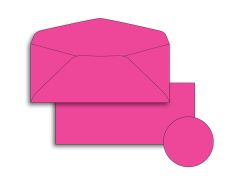 Astrobrights Envelopes Fireball Fuchsia - Smooth No. 10 - 60 lb. (89 gsm) Gum Flap