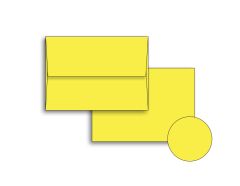 Astrobrights Envelopes Lift-Off Lemon - Smooth A-2 - 60 lb. (89 gsm) Gum Flap