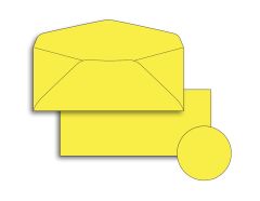 Astrobrights Envelopes Lift-Off Lemon - Smooth No. 10 - 60 lb. (89 gsm) Gum Flap
