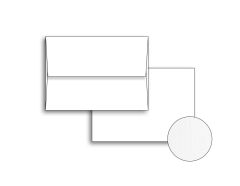 Royal Sundance Envelopes Bright White - Linen A-7 - 70 lb. (104 gsm) Gum Flap
