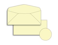 Classic Crest Envelopes Baronial Ivory - Smooth No. 10 - 24 lb. (90 gsm) Gum Flap
