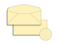 Classic Crest Envelopes Classic Cream - Smooth No. 10 - 24 lb. (90 gsm) Peel & Seal Flap
