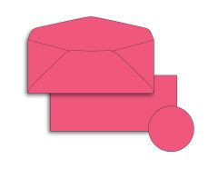 Astrobrights Envelopes Plasma Pink - Smooth No. 10 - 60 lb. (89 gsm) Gum Flap