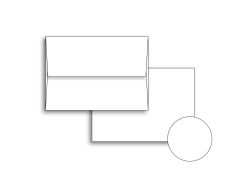 Classic Linen Envelopes Solar White - Linen A-2 - 24 lb. (90 gsm) Gum Flap